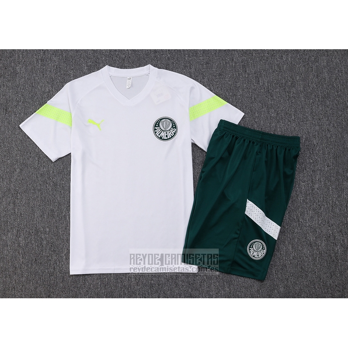 Chandal del Palmeiras Manga Corta 2023-2024 Blanco - Pantalon Corto
